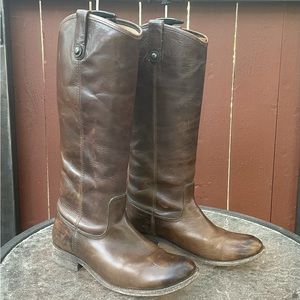 Frye Mellisa Button Tall Boots 8.5